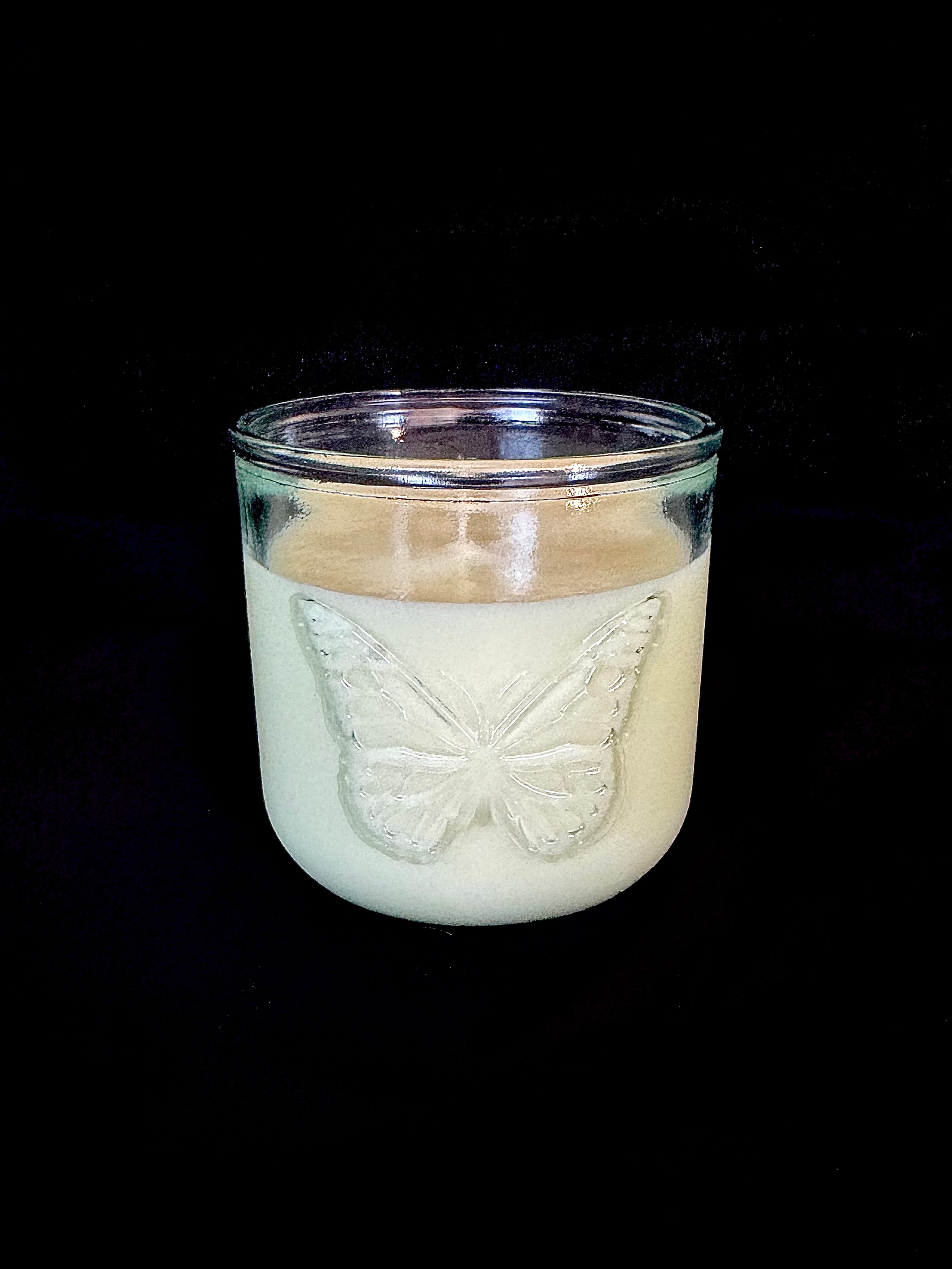 Butterfly Embossed Candle