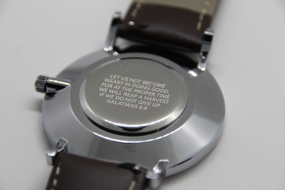 Thumbnail: Men's ‘Harvest’ Classic Brown Leather Watch