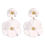 Thumbnail: White flower earrings 