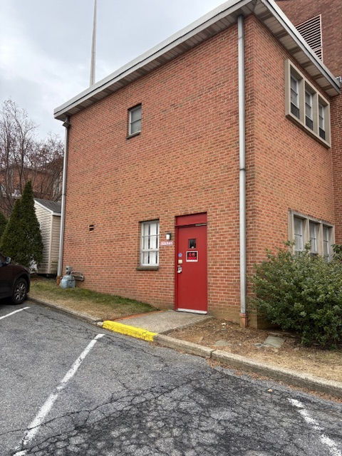 Where to enter church for rehearsal