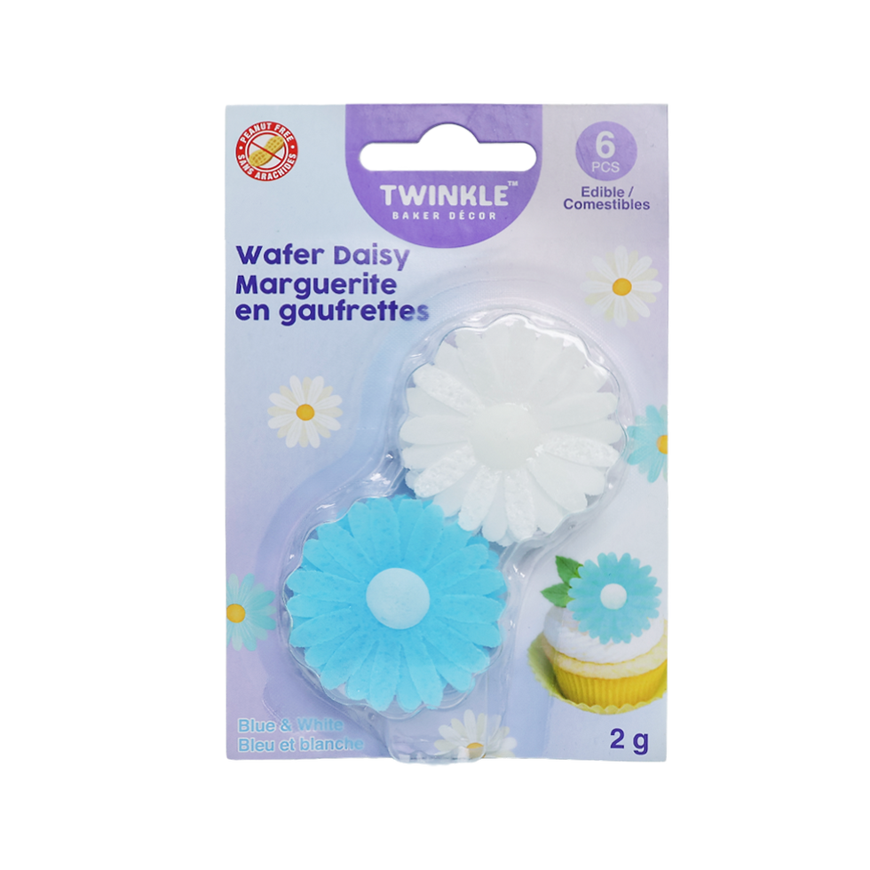 Wafer Daisy Blue