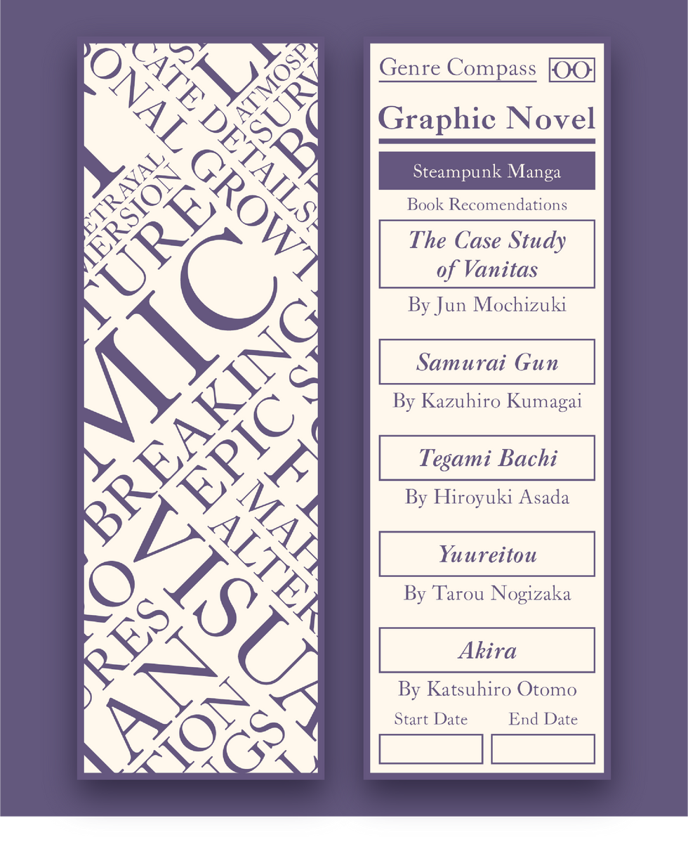 Graphic Novel Bookmark Mockup