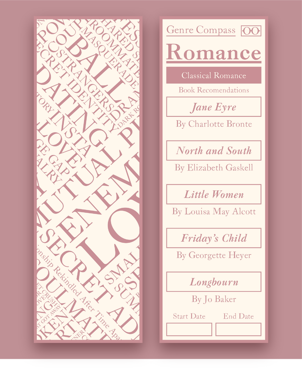 Romance Bookmark Mockup