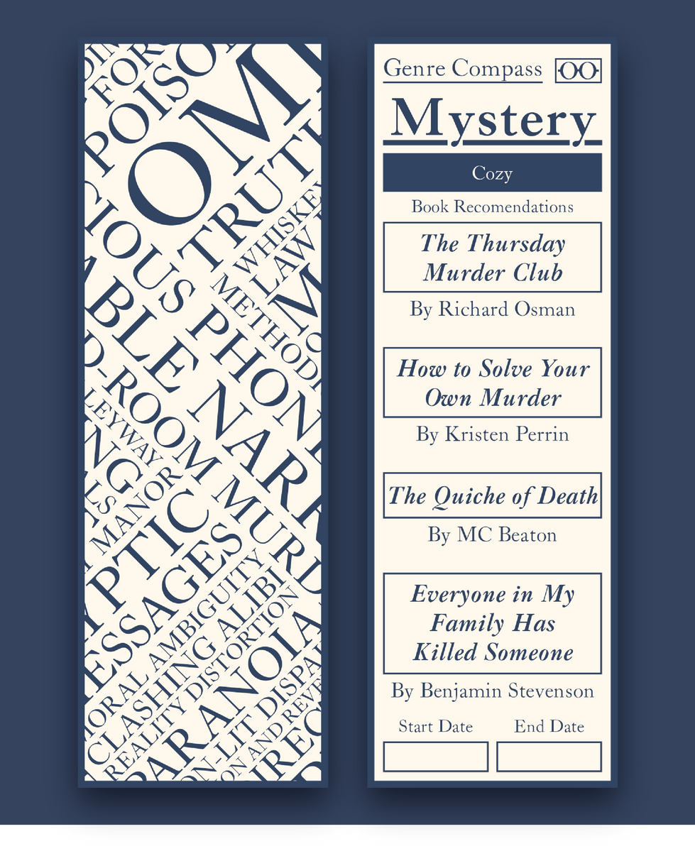 Mystery Bookmark Mockup