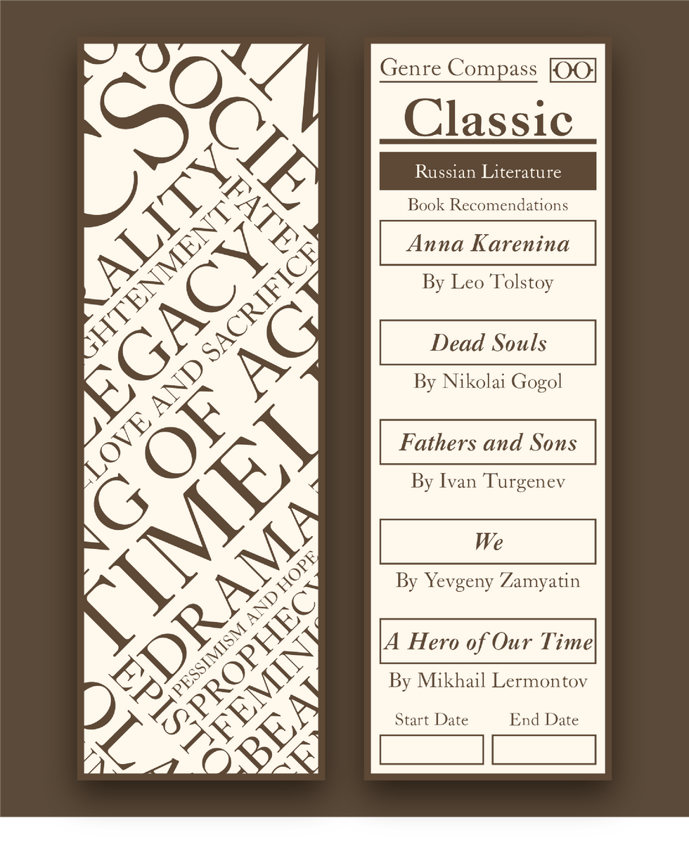 Classic Bookmark Mockup