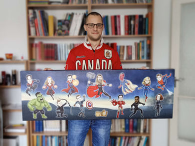 avengers-karikatur-als-geschenk