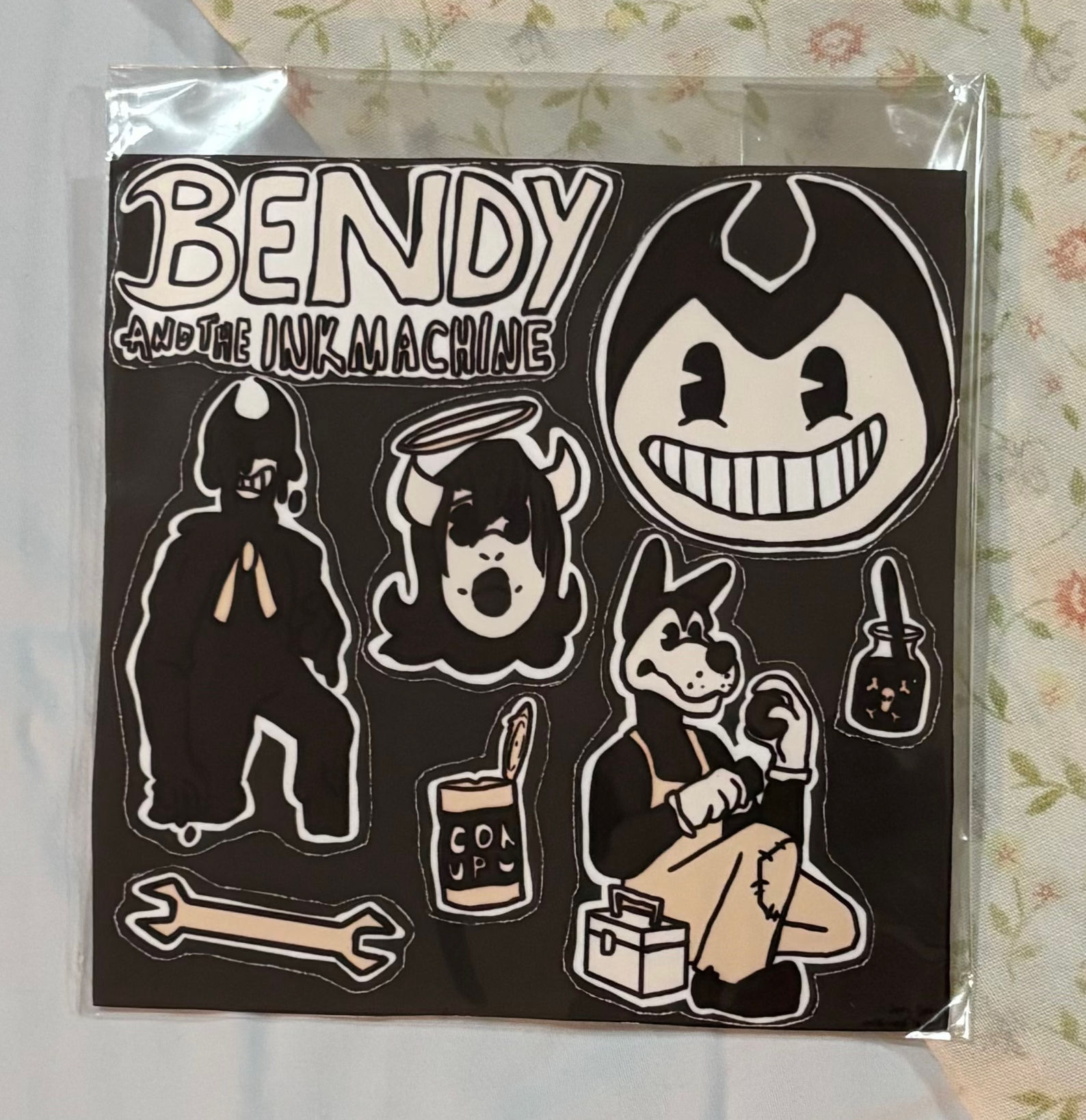 "Bendy and the Ink Machine"-sticker sheet