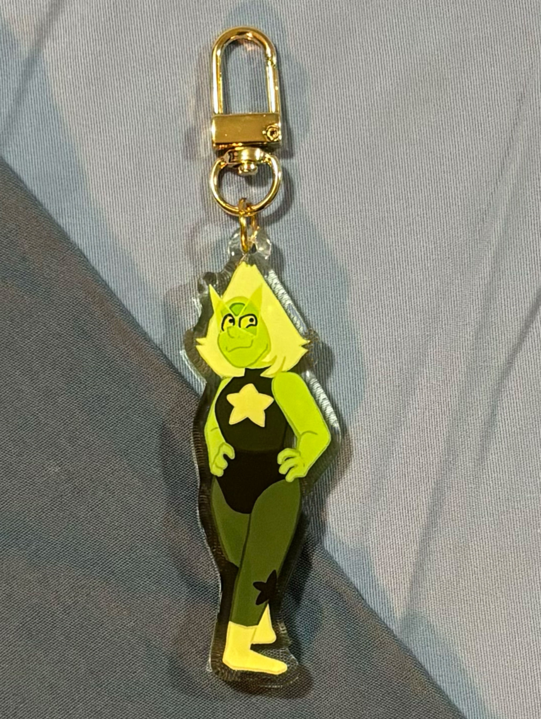 "Peridot"-small acrylic charm