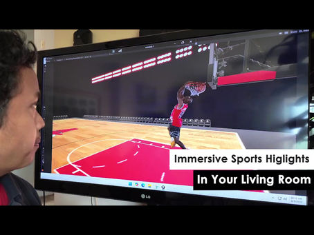 Spatial Sports Media in the Living Room