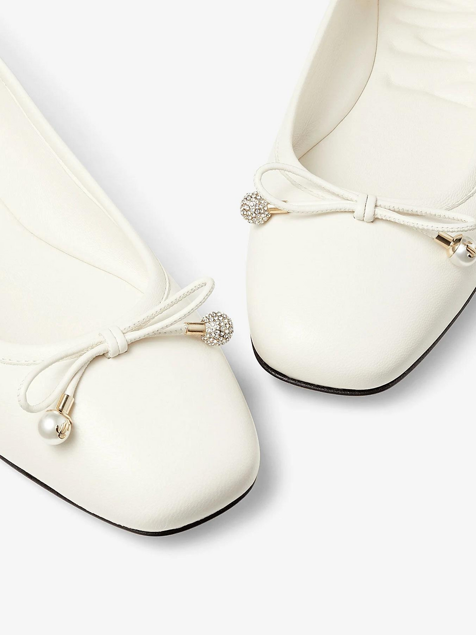 Thumbnail: JIMMY CHOO ELME FLATS LATTE