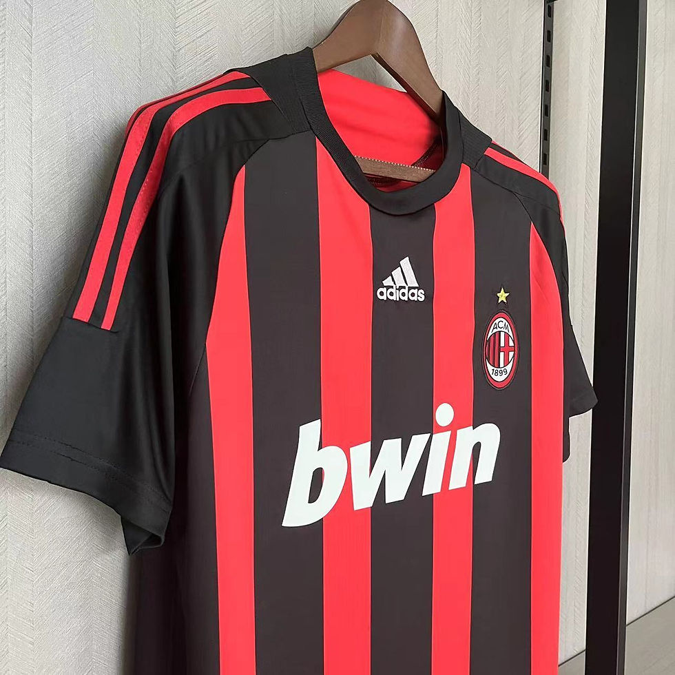 Thumbnail: MILAN 08/09 RETRO HOME JERSEY