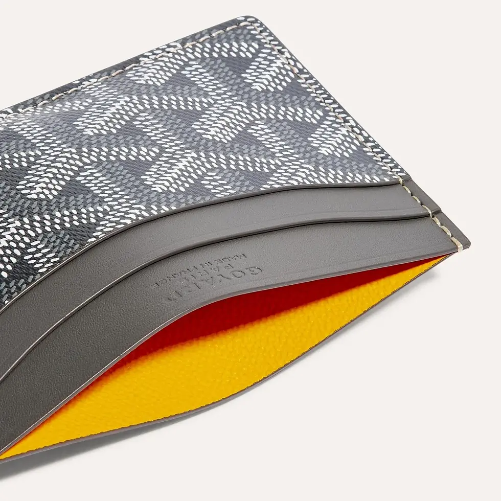 Thumbnail: GOYARD SAINT-SULPICE CARD WALLET GREY