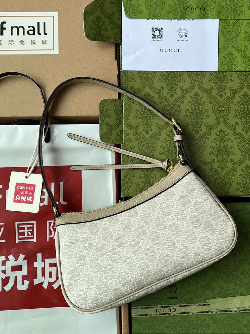 Thumbnail: GUCCI OPHIDIA SMALL BAG WHITE