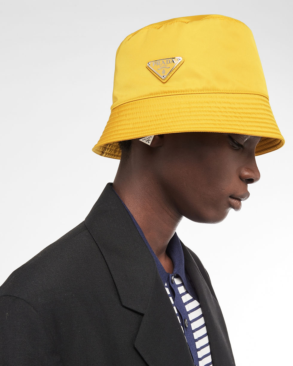 Thumbnail: PRADA RE NYLON BUCKET HAT YELLOW