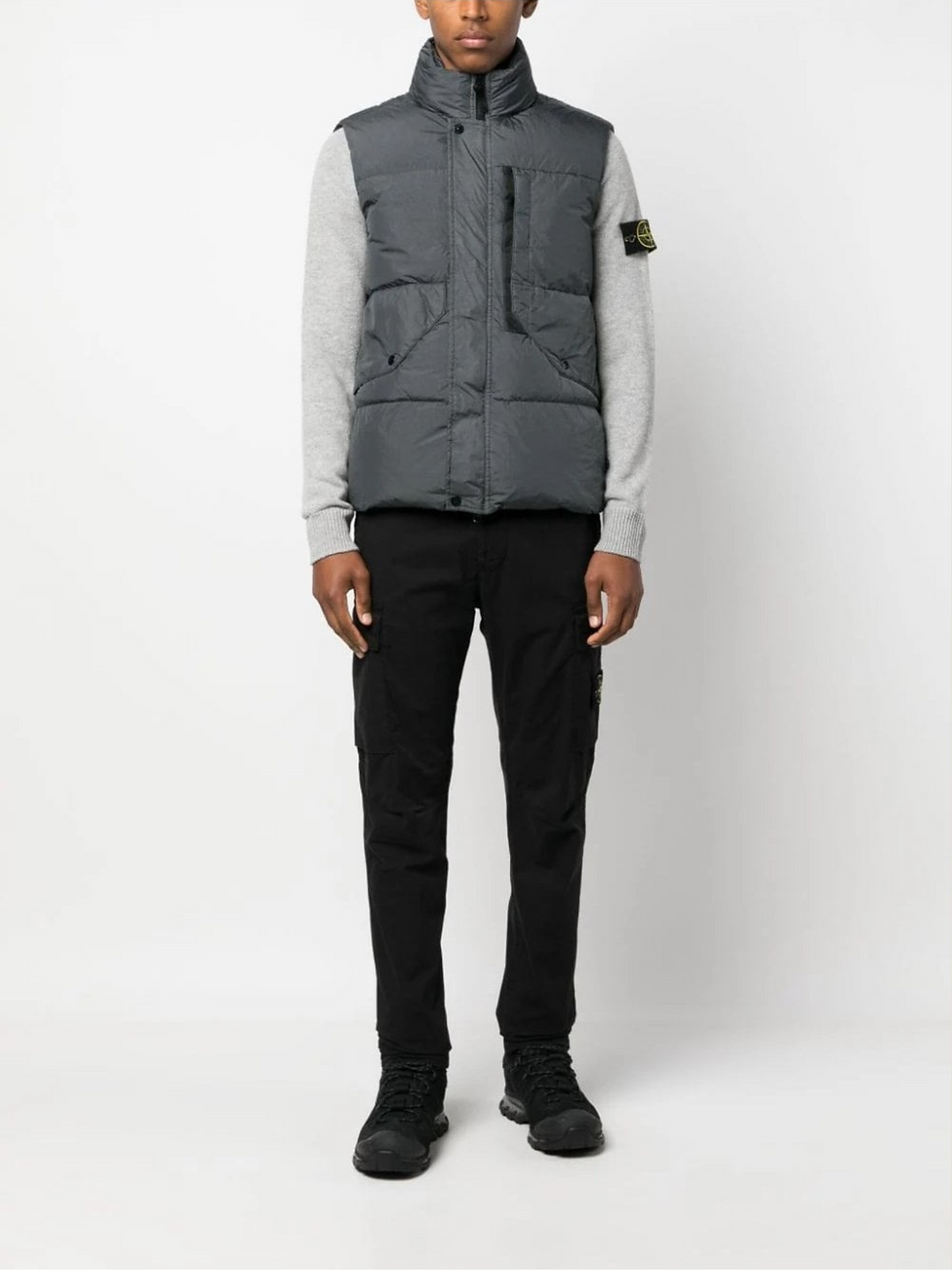 Thumbnail: STONE ISLAND G0423 GILET GREY