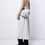Thumbnail: JIL SANDER CRESCENT LEATHER BAG WHITE