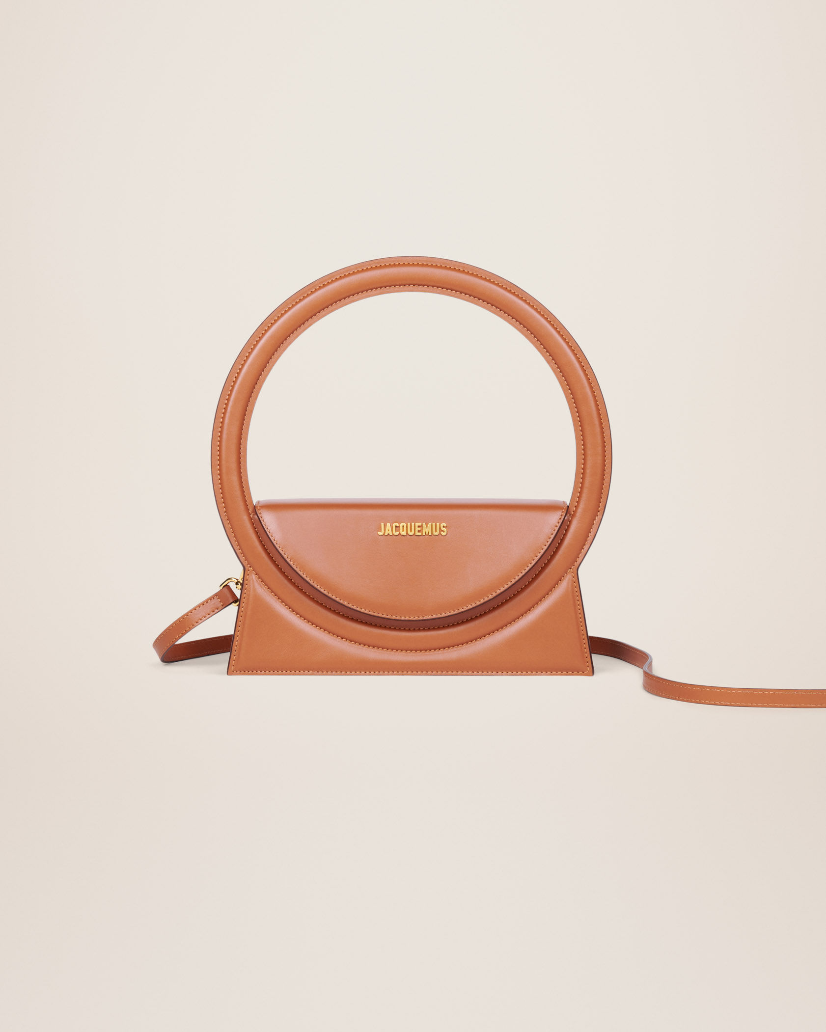JACQUEMUS LE SAC ROND BROWN