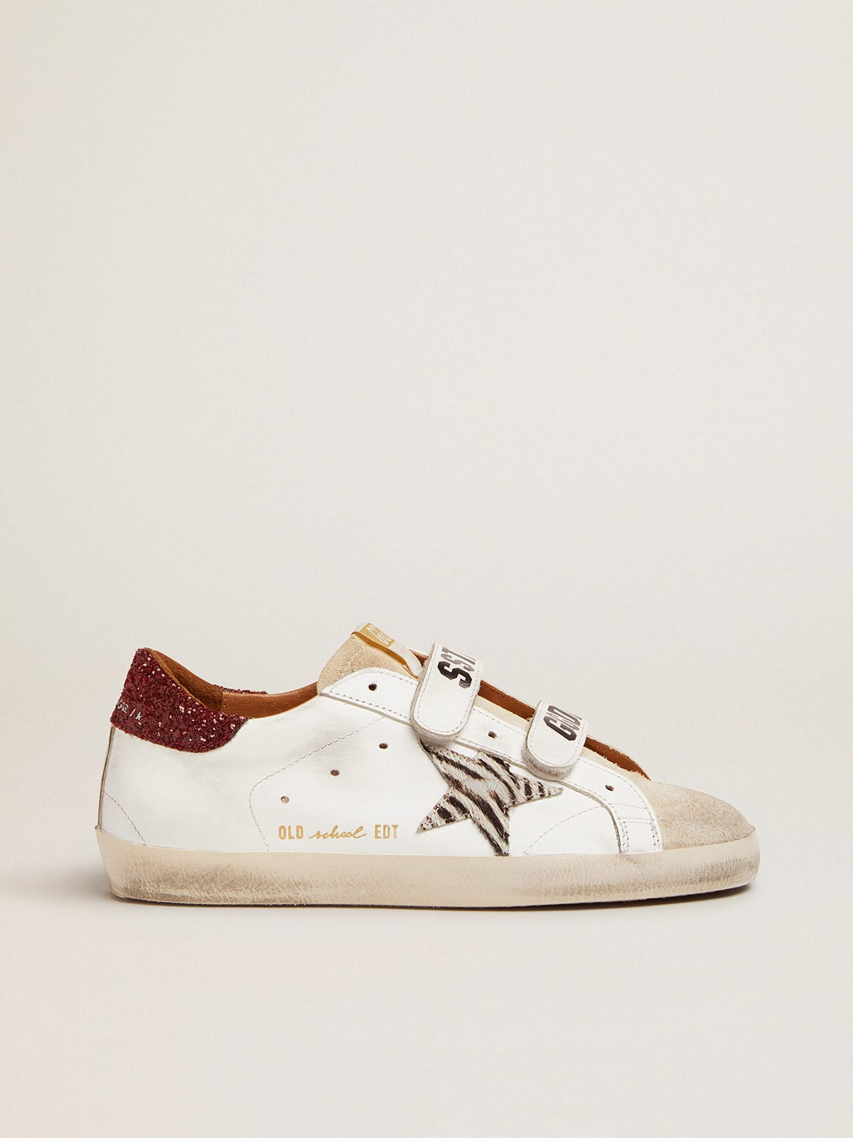 GOLDEN GOOSE OLD SCHOOL ZEBRA STAR