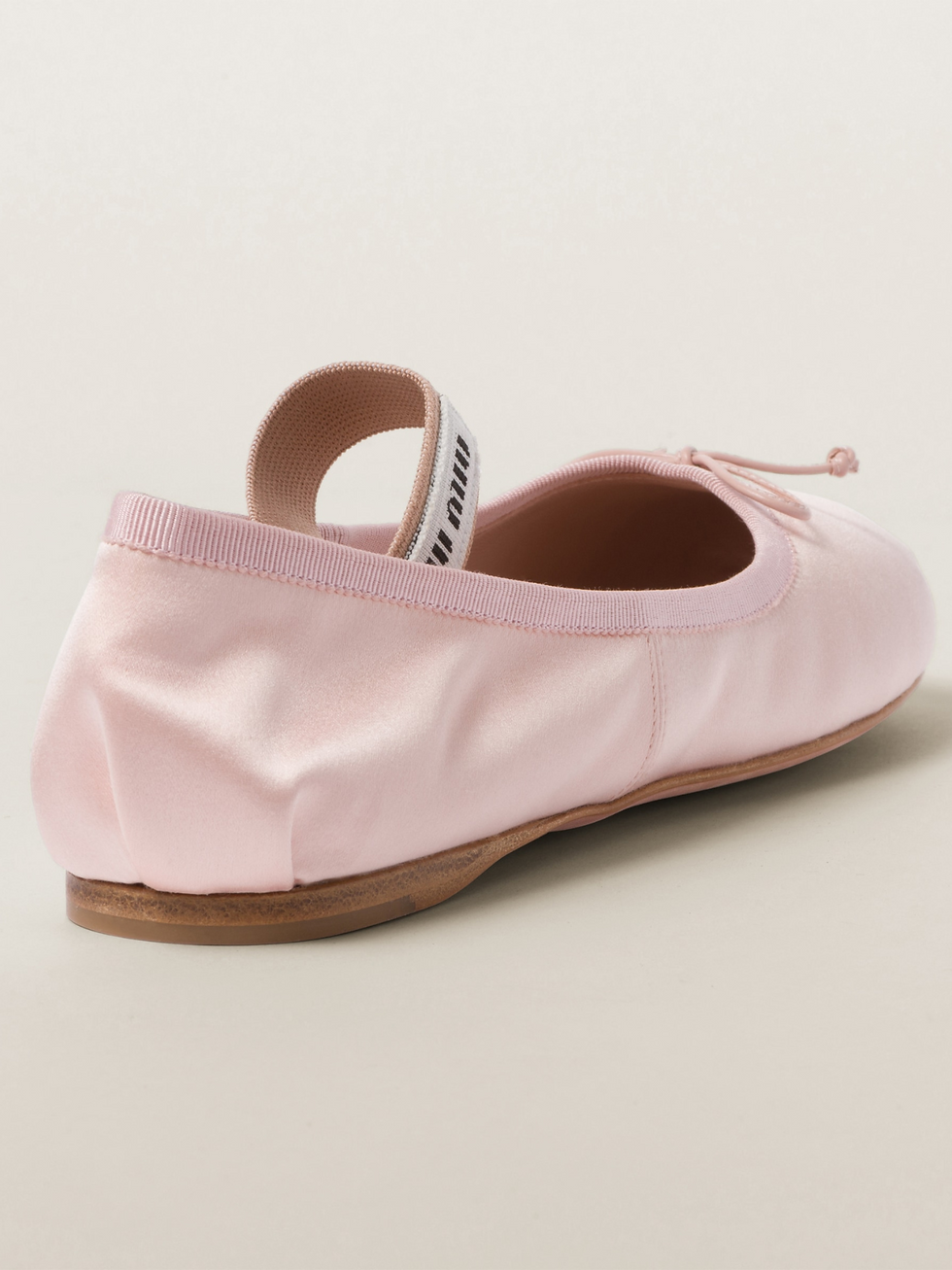 Thumbnail: MIU MIU SATIN BALLERINAS PINK