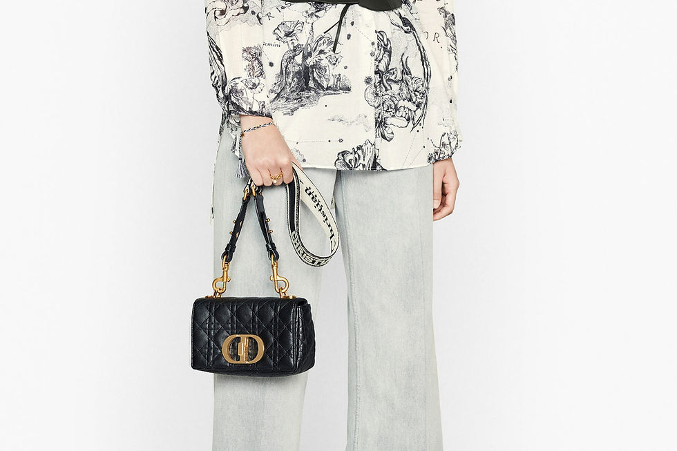 Thumbnail: DIOR
SMALL DIOR CARO BAG
BLACK