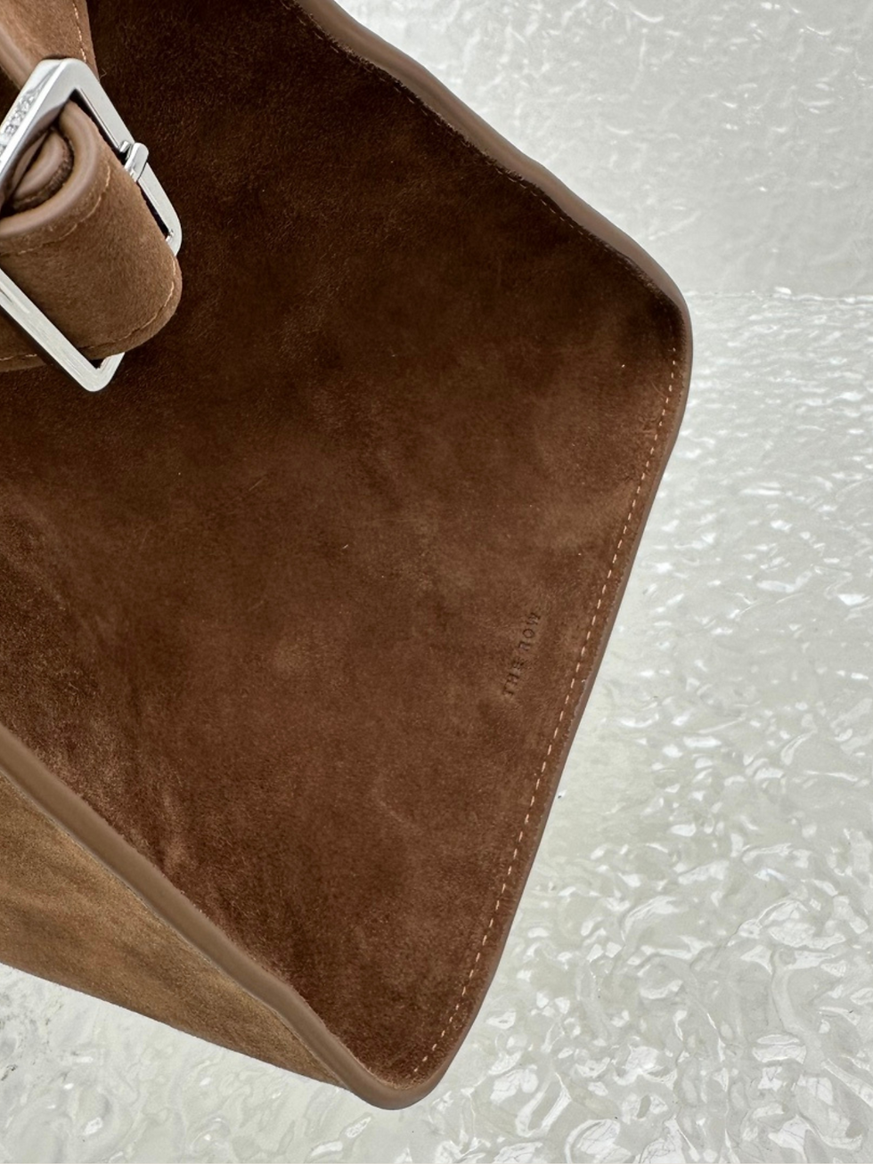 Thumbnail: THE ROW MARGAUX 12 SUEDE MOCHA