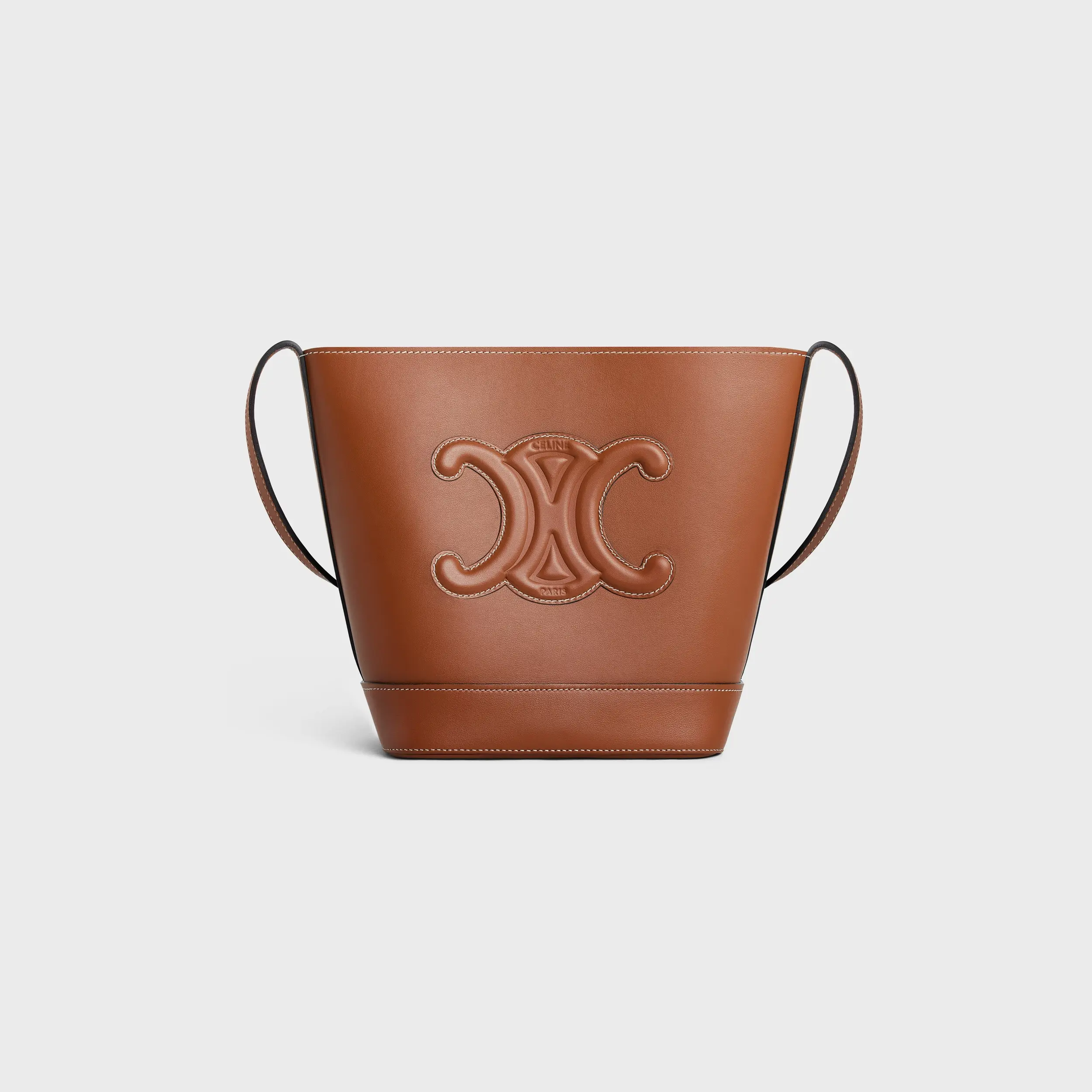 CELINE SMALL BUCKET BAG TAN