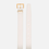 Thumbnail: SAINT LAURENT LOGO WHITE LEATHER GOLD BELT