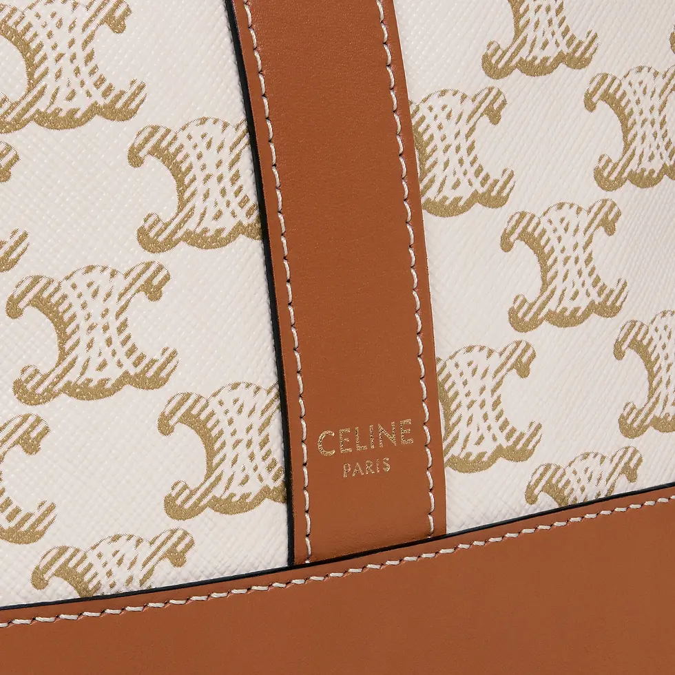 Thumbnail: CELINE SMALL BUCKET BAG WHITE