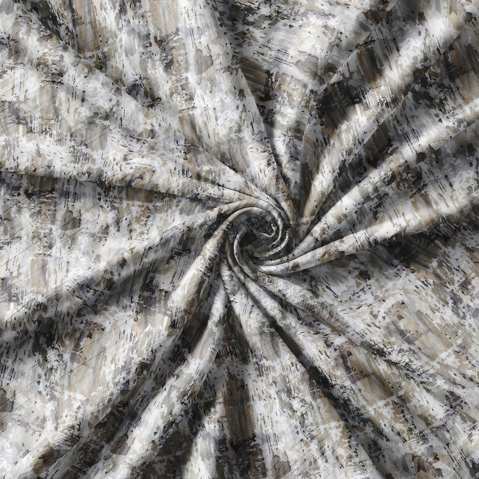 Thumbnail: White and gray Modern Brush Texture Digital Pattern TZSRT 5003 fabric swirl background. Tanzitex Studio