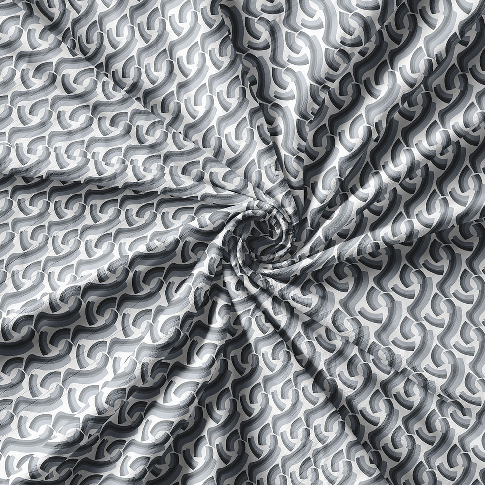 Thumbnail: Abstract pattern fabric texture; Painterly Camouflage Ink Blot Shirt TZSRT 5294 detailed view closeup.