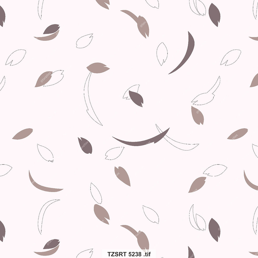 Falling leaves pattern with light pink background. Text: LIGHT SIDE UP.