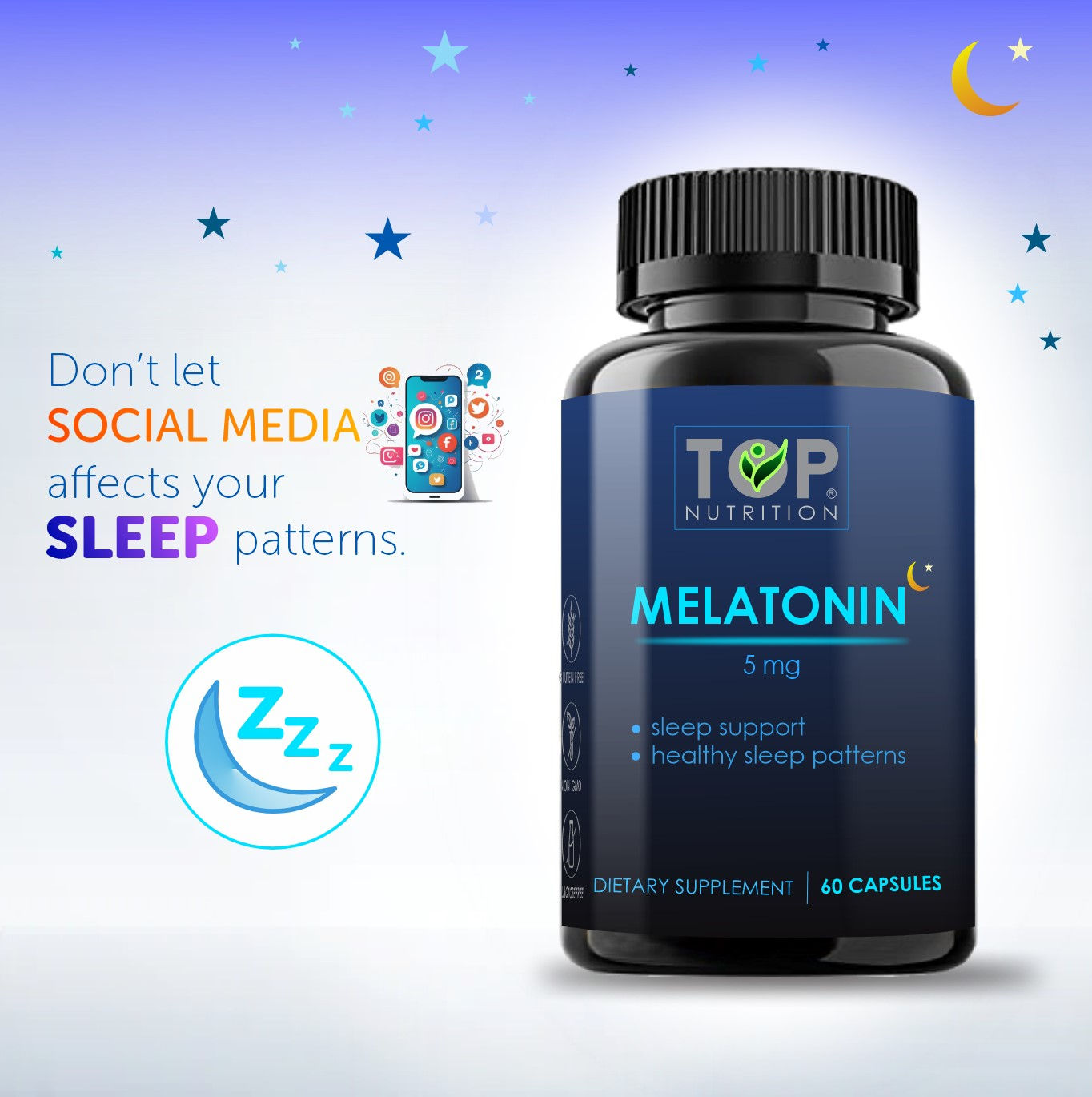 Melatonin 5mg 60 caps