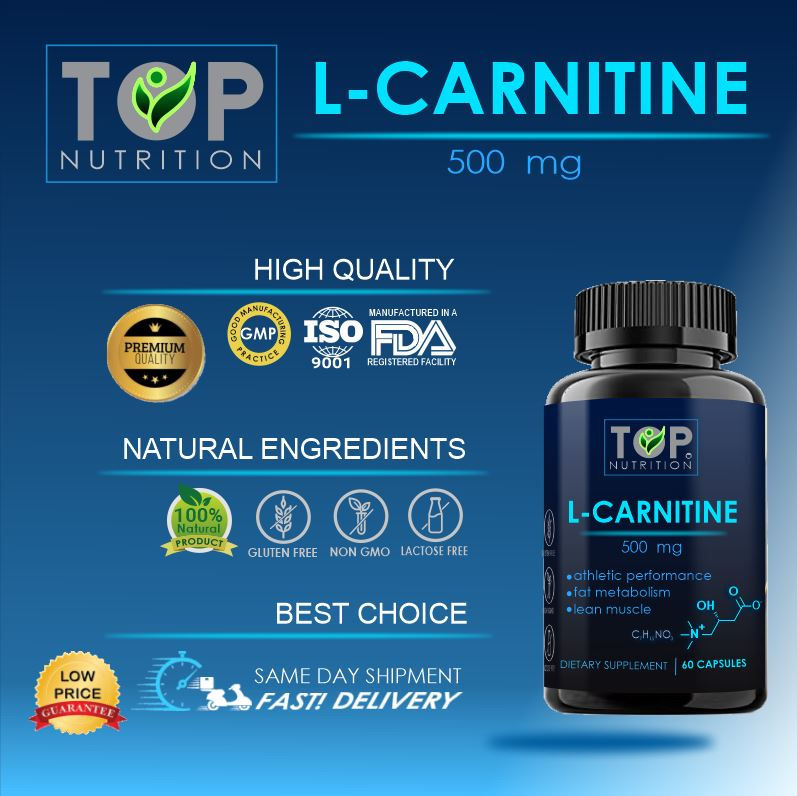 Thumbnail: L-Carnitine 500mg 60 Caps