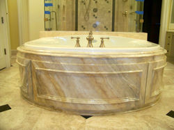 Faux Marble Tub Wood Form