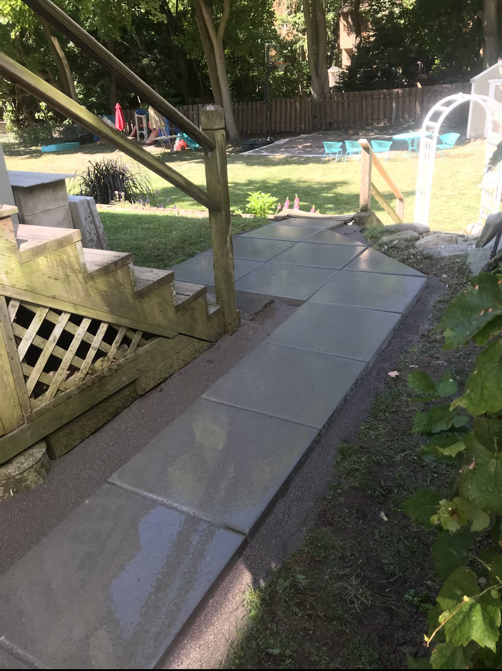 Walkway/Landscaping After46