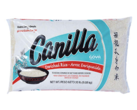Goya Canilla Long Grain Rice 20 lbs