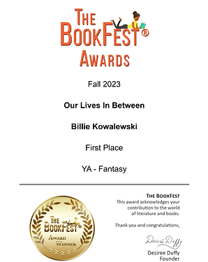 BOOKFEST AWARD
