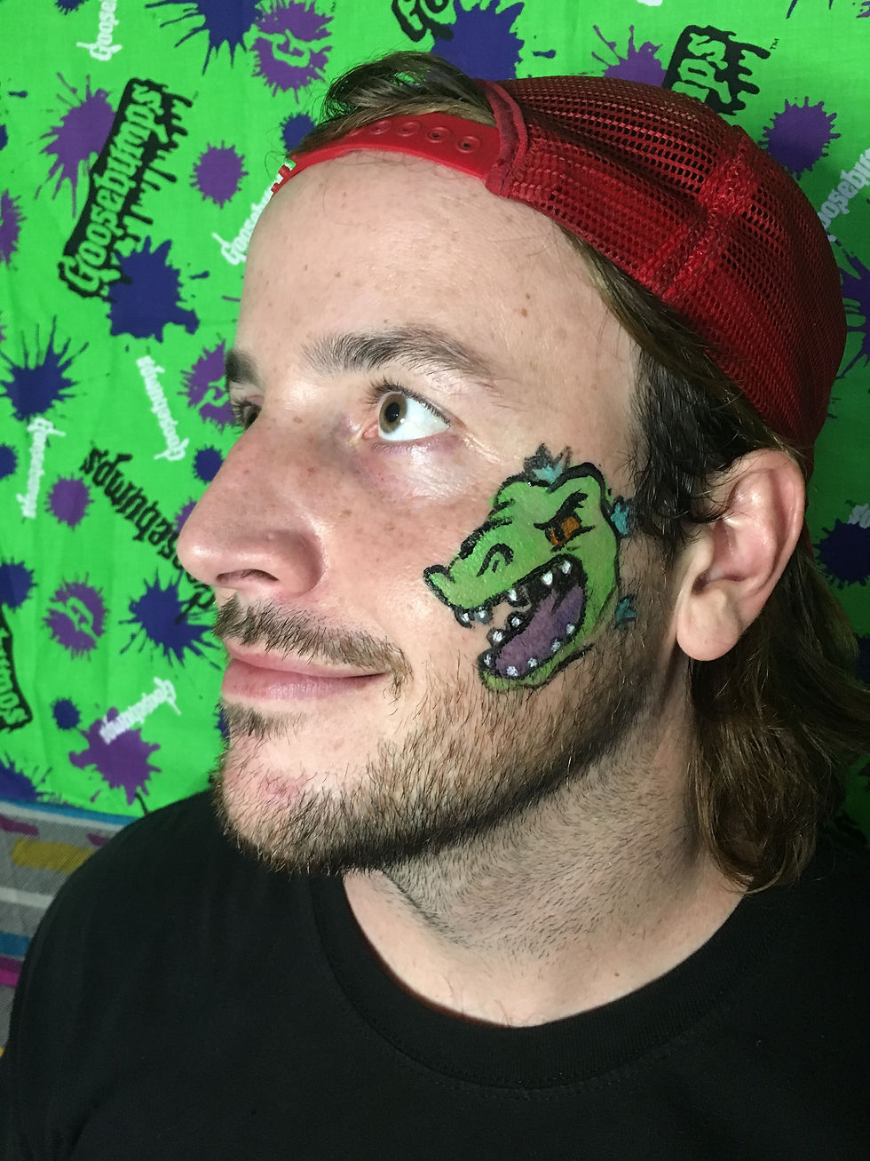 "raptor" 90s night facepaint