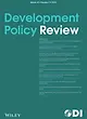 Development Policy Review
