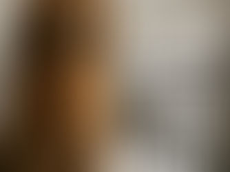 A worried-looking dog sits on a gray couch. Text reads "The Ultimate Guide to Dog Anxiety" with a website link above in purple.