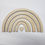 Thumbnail: Wooden rainbow wall decor with small heart