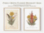 Thumbnail: Family Birth Flower Bouquet Sign: Hand-framed & UV-printed heirloom