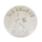 Bigfoot Valentine's Day wood sign: "We Believe In Love"