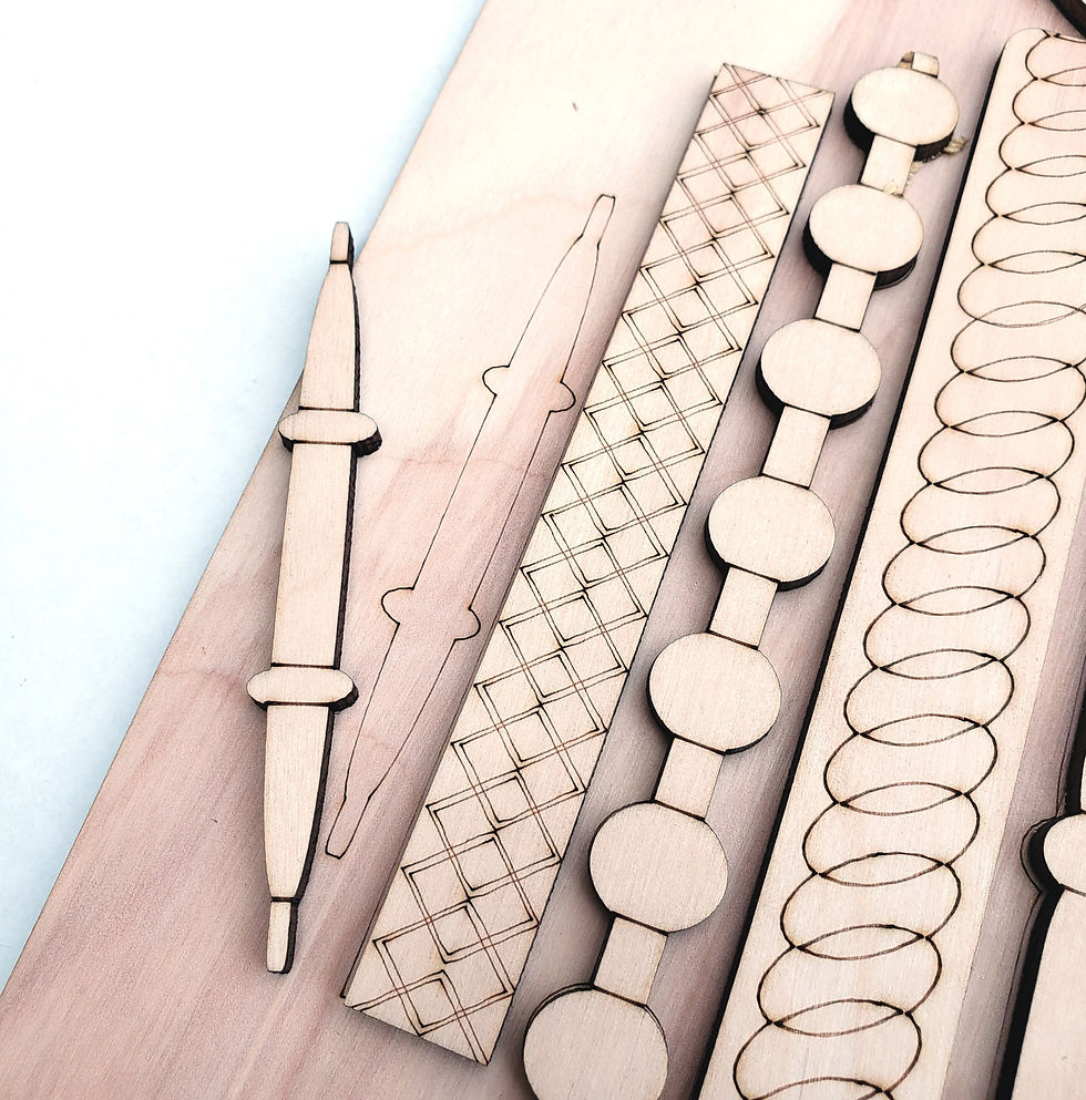 Thumbnail: Wooden DIY craft shapes
