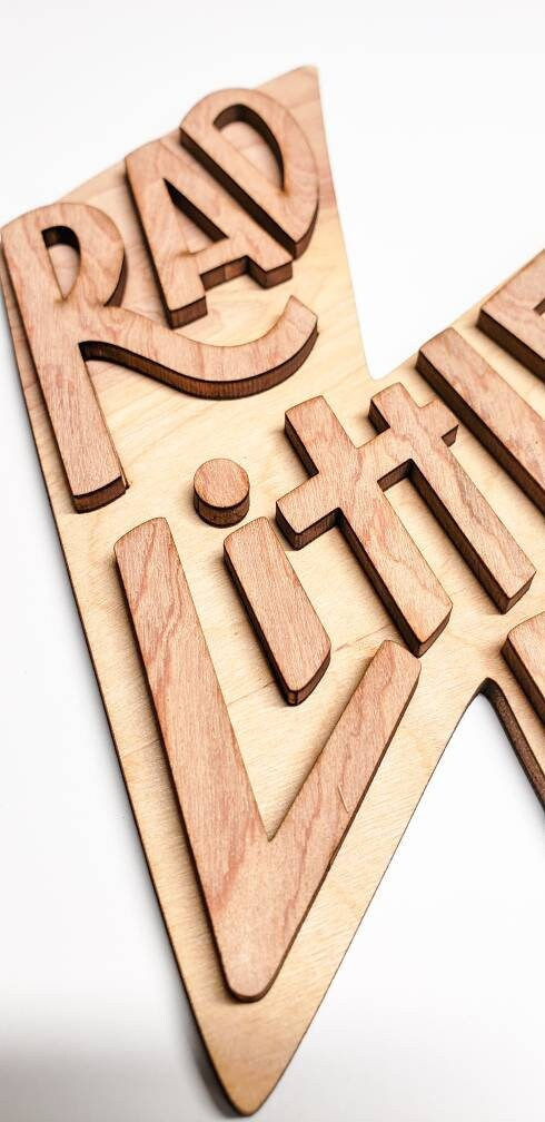 Thumbnail: Wood cutout sign: "Little"