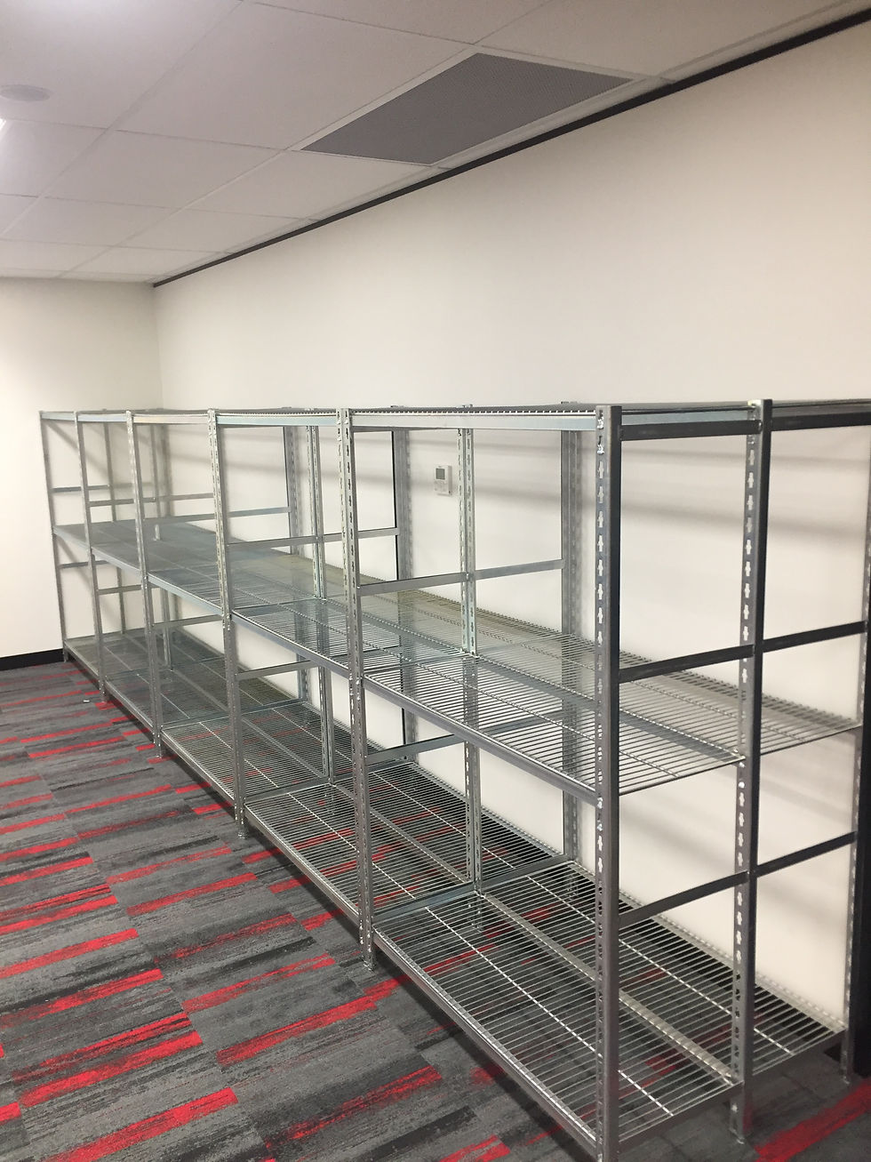 Thumbnail: Zinc Angle Shelving + Wire Shelves