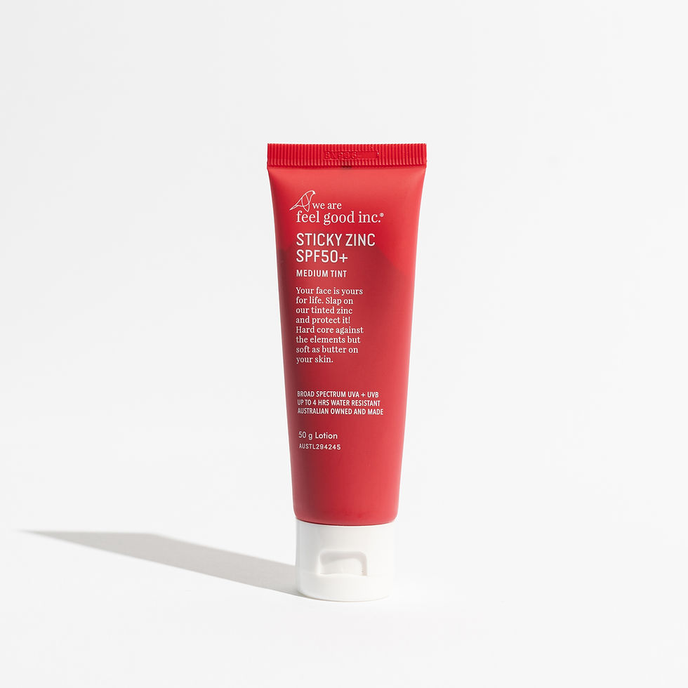 Shop the Sticky Zinc Medium Tint SPF50+ 50g by We Are Feel Good Inc. at Natural Beauty