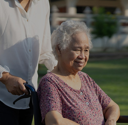 caregiver-help-care-asian-senior-elderly-old-lady-woman-patient-sitting-wheelchair-park-he