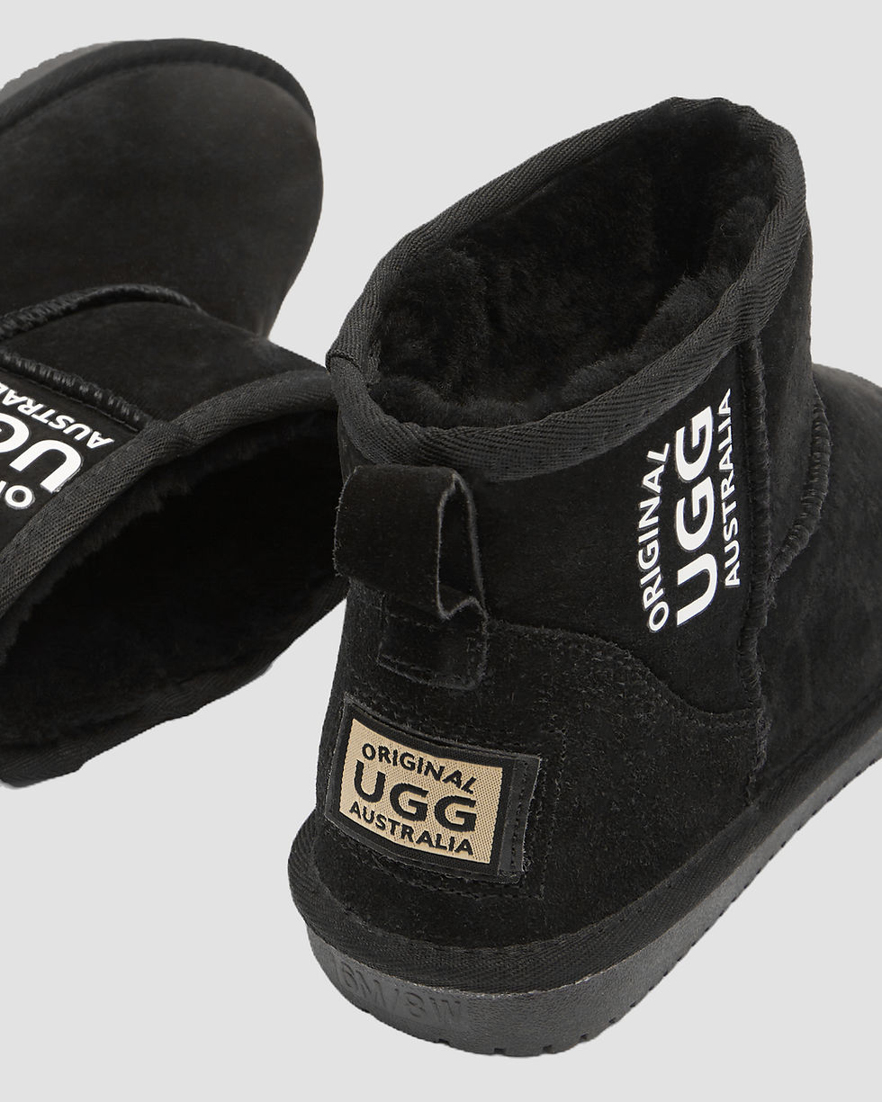 Thumbnail: Original UGG Australia Black Mini Plain Print