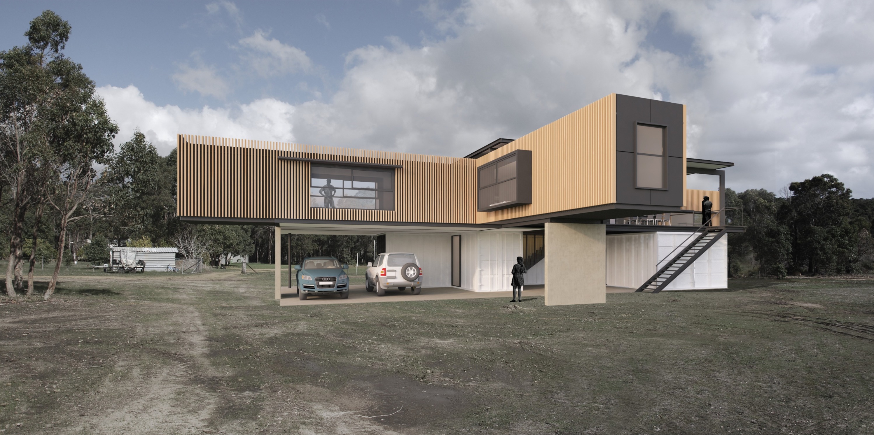 Sea Container Home Lanigan Architects, Perth, Australia